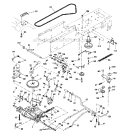 Ground Drive Diagram and Parts List for 917289030  Craftsman Lawn Tractor