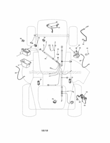Page A Diagram and Parts List for 917289032  Craftsman Lawn Tractor