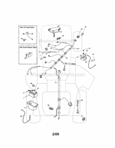 Page A Diagram and Parts List for 917289080  Craftsman Lawn Tractor