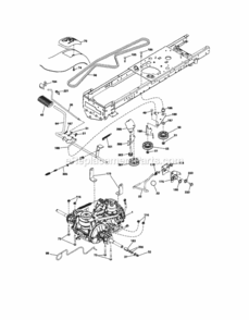 Page C Diagram and Parts List for 917289080  Craftsman Lawn Tractor