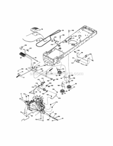 Page C Diagram and Parts List for 917289100  Craftsman Lawn Tractor