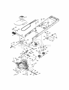 Page C Diagram and Parts List for 917289101  Craftsman Lawn Tractor