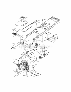 Page C Diagram and Parts List for 917289102  Craftsman Lawn Tractor