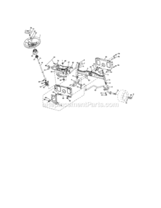 Page E Diagram and Parts List for 917289102  Craftsman Lawn Tractor