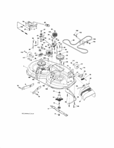 Page G Diagram and Parts List for 917289103  Craftsman Lawn Tractor