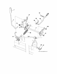 Page J Diagram and Parts List for 917289104  Craftsman Lawn Tractor