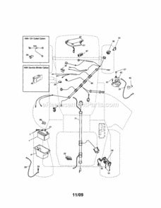 Page A Diagram and Parts List for 917289105  Craftsman Lawn Tractor