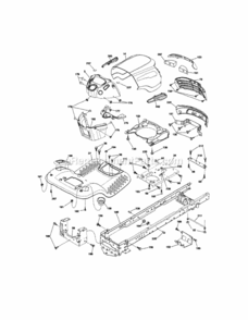 Page B Diagram and Parts List for 917289106  Craftsman Lawn Tractor