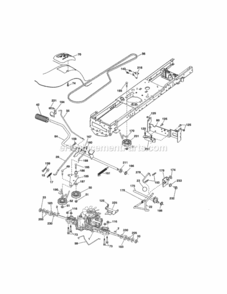Part Location Diagram of 105709 Craftsman Spring, Return, Clutch