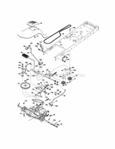 Page C Diagram and Parts List for 917289210  Craftsman Lawn Tractor
