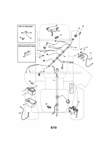 Page A Diagram and Parts List for 917289211  Craftsman Lawn Tractor