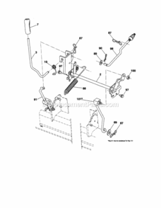 Page J Diagram and Parts List for 917289211  Craftsman Lawn Tractor