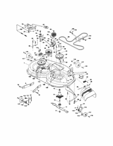Page G Diagram and Parts List for 917289211  Craftsman Lawn Tractor