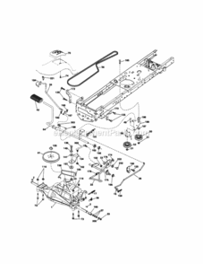 Page C Diagram and Parts List for 917289213  Craftsman Lawn Tractor