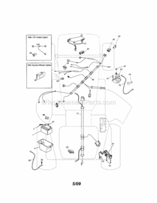 Page A Diagram and Parts List for 917289221  Craftsman Lawn Tractor