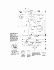 Page K Diagram and Parts List for 917289221  Craftsman Lawn Tractor