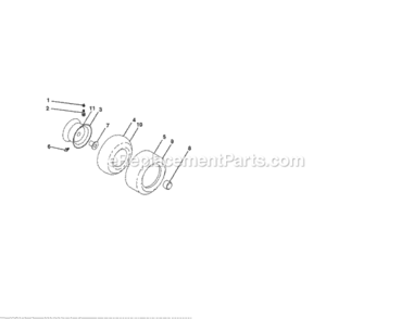 Page J Diagram and Parts List for 917289223  Craftsman Lawn Tractor