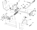 Lift Diagram and Parts List for 917289240  Craftsman Lawn Tractor