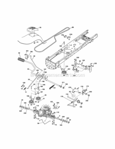 Page C Diagram and Parts List for 917289244  Craftsman Lawn Tractor