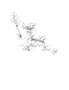 Page E Diagram and Parts List for 917289244  Craftsman Lawn Tractor