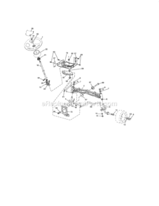 Page E Diagram and Parts List for 917289245  Craftsman Lawn Tractor