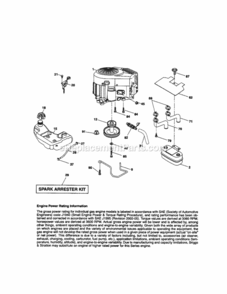 Page D Diagram and Parts List for 917289253  Craftsman Lawn Tractor