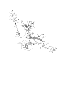 Page E Diagram and Parts List for 917289254  Craftsman Lawn Tractor