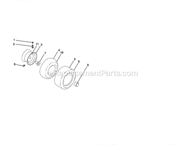 Page J Diagram and Parts List for 917289255  Craftsman Lawn Tractor