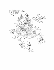 Page G Diagram and Parts List for 917289260  Craftsman Lawn Tractor
