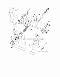Page J Diagram and Parts List for 917289261  Craftsman Lawn Tractor