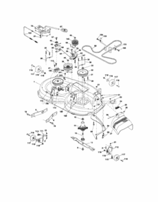 Page G Diagram and Parts List for 917289261  Craftsman Lawn Tractor