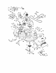 Page G Diagram and Parts List for 917289263  Craftsman Lawn Tractor