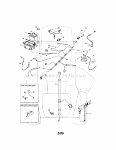 Page A Diagram and Parts List for 917289270  Craftsman Lawn Tractor