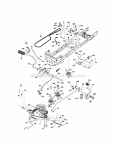 Page C Diagram and Parts List for 917289270  Craftsman Lawn Tractor