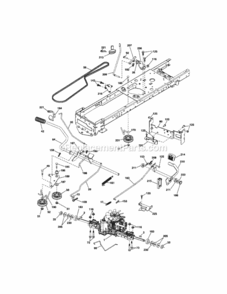 Page C Diagram and Parts List for 917289271  Craftsman Lawn Tractor