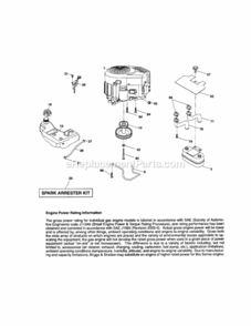 Page D Diagram and Parts List for 917289271  Craftsman Lawn Tractor