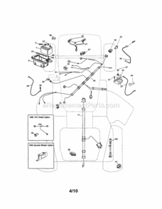 Page A Diagram and Parts List for 917289272  Craftsman Lawn Tractor