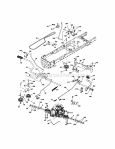 Page C Diagram and Parts List for 917289272  Craftsman Lawn Tractor