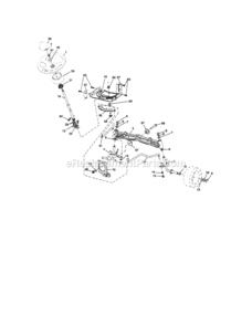 Page E Diagram and Parts List for 917289272  Craftsman Lawn Tractor