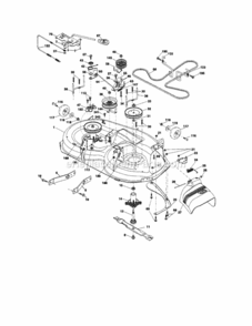 Page G Diagram and Parts List for 917289272  Craftsman Lawn Tractor