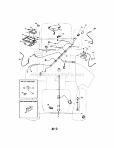Page A Diagram and Parts List for 917289283  Craftsman Lawn Tractor