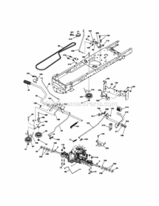 Page C Diagram and Parts List for 917289283  Craftsman Lawn Tractor