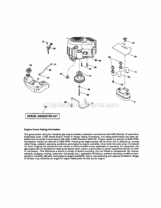 Page D Diagram and Parts List for 917289283  Craftsman Lawn Tractor