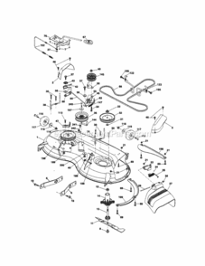 Page G Diagram and Parts List for 917289283  Craftsman Lawn Tractor