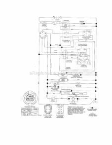 Page K Diagram and Parts List for 917289340  Craftsman Lawn Tractor