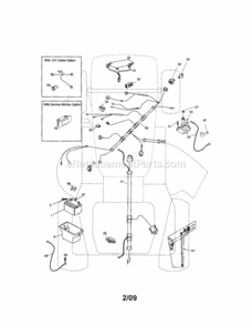 Page A Diagram and Parts List for 917289341  Craftsman Lawn Tractor