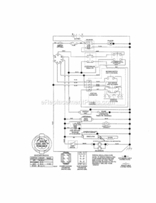 Page K Diagram and Parts List for 917289344  Craftsman Lawn Tractor