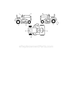 Page I Diagram and Parts List for 917289360  Craftsman Lawn Tractor