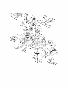 Page G Diagram and Parts List for 917289361  Craftsman Lawn Tractor