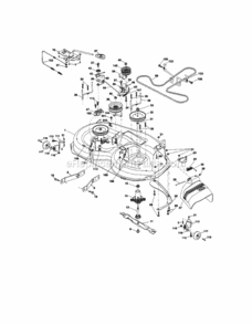 Page G Diagram and Parts List for 917289362  Craftsman Lawn Tractor